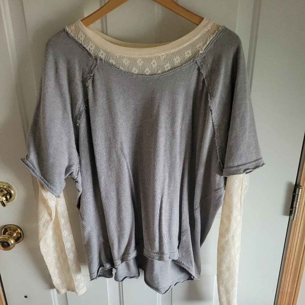 Free People Keepsake Twofer long sleeved top